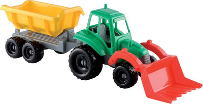Tractor más ecológico con trailer