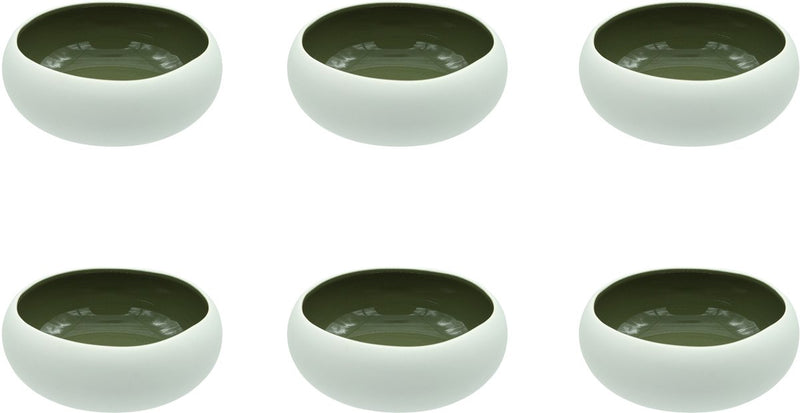 Medard de noblat - oliva oslo - cuenco pequeño 12 cm - 6 piezas - gres