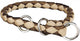 Trixie - collare per cani - marrone - beige - s m - 30-36 cm