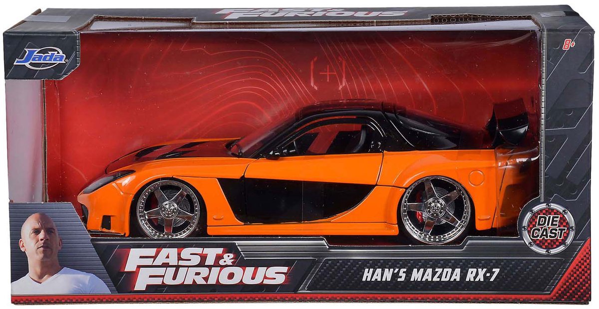 Jada toys jada fast furious mazda rx-7 1:24