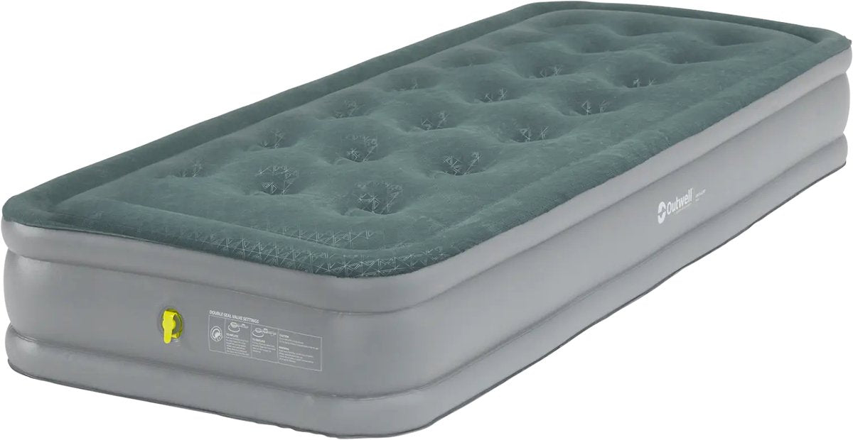 Outwell flock excellent single luchtbed 30 cm hoog ! persoons 200 x 80 x 30 cm