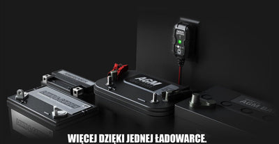 Noco genius1eu acculader - 1-ampere – 6 12 volt – volautomatisch - laadt en onderhoudt - druppellader