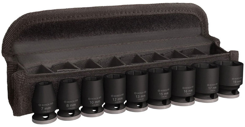Bosch professional pro Impact set bussole Impact corte 3 8 9 pezzi - 2608003036