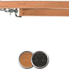 Trixie dog leash rustic heartbeat adjustable fat leather brown