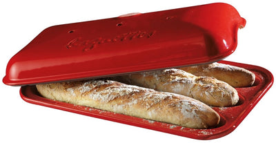 Emile henry baguette mold - 390x240mm - grand cru