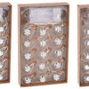 Ghirlanda filo con 15 palline di Natale a LED BIANCO