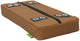 Cuscino portapacchi Dresco - comodo - marrone - dimensioni 32x15x5 cm - montaggio con fascette - cerniera nella copertura