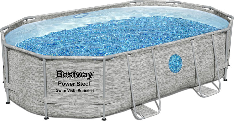 Bestway - power - steel - set piscina - 488x305x107 - cm