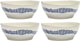 Serax - ottolenghi feast - kom l - wit blauw - 18 ø - 4 stuks