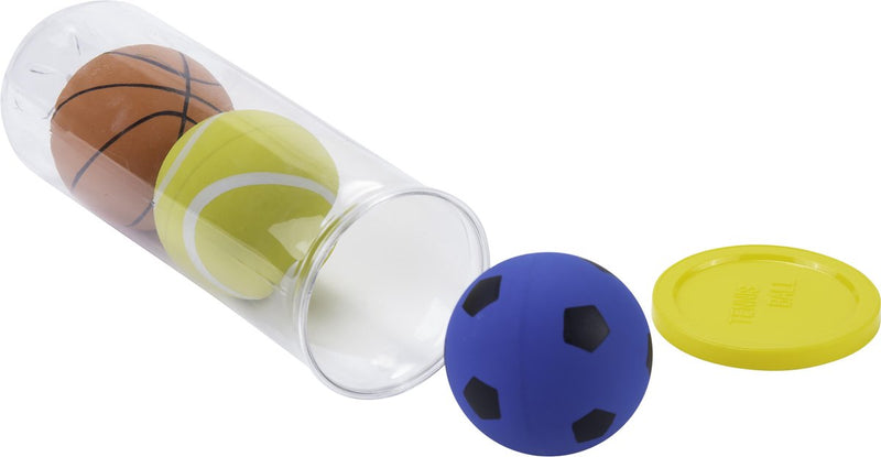 Engelhart pelotas de alto rebote ø6cm 3 piezas en tubo