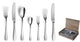 Amefa sierra - set di posate - 84 pezzi in lussuosa scatola di legno - 12 persone - color argento
