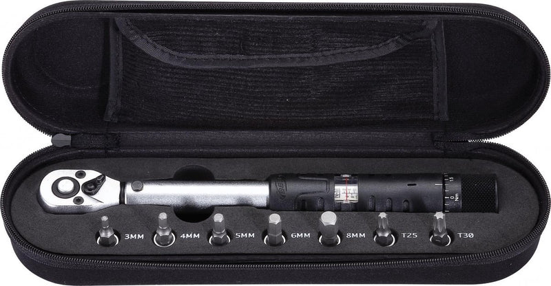 Bbb cycling momentsleutel 1 4 – fietsgereedschap set 2-14 nm – inbus torx set – torque wrench – torqueset - btl-73