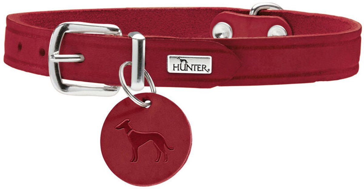 Collare per cani Hunter aalborg rosso xs s 28-33 cm