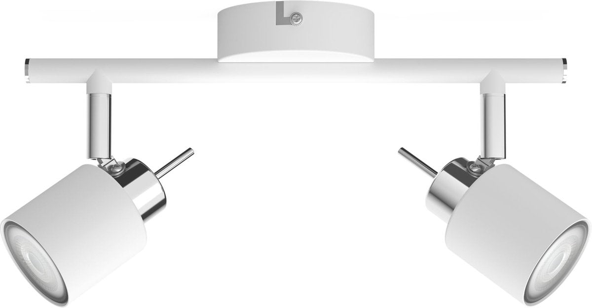 Philips Faretto da superficie LED Philips Meranti - 2 luci - bianco