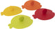 Gimex - coperchio - bicchiere da tè - pesce - silicone - 4 pezzi