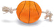 Beeztees basket con corda - giocattolo per cani - peluche - arancione - 33x19x19 cm