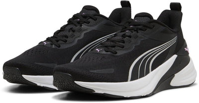 Puma action pro tr wns women's sports shoes - black-white-mauve glow-silver