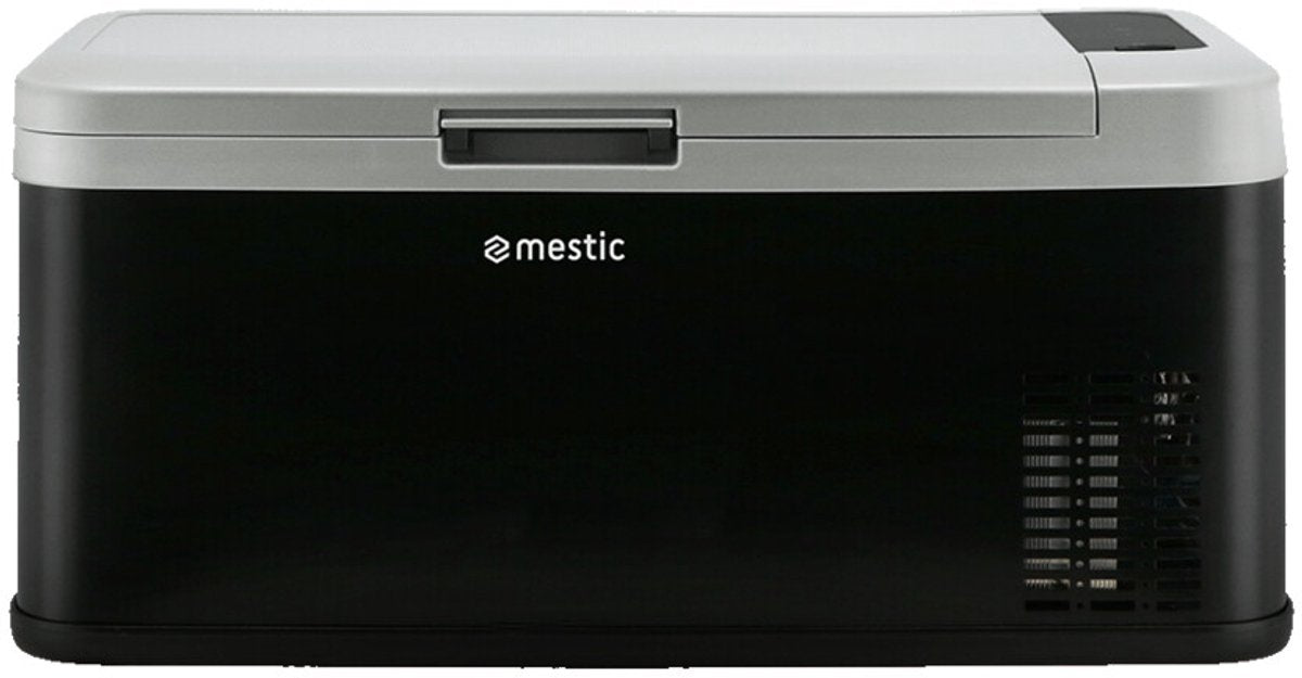Frigo portatile Mestic mcc-18 ac dc con compressore - display digitale con USB - capacità 18 l per bottiglie piccole e lattine - con app Bluetooth