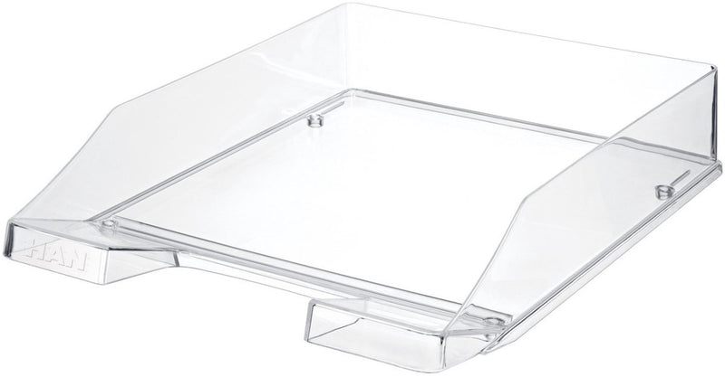 Vassoio per lettere Han - classico - 255 x 348 x 65 mm - trasparente - impilabile - ha-1026-x-23