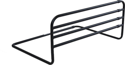 Fenss trombone bed rail metal matt black - adjustable 77-125 cm | sturdy and safe | prevents falling out of bed | fits every bed | easy installation | bed rail for toddlers