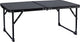 Tavolo da campeggio Abbey Camp 64x42 cm pieghevole compatto - altezza 28 cm - grigio