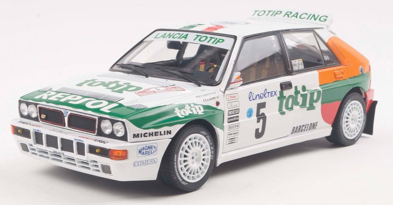 Ninguna marca de coche Lancia Delta HF Integral Solido modelo coche 1:18 1993 Andrea Aghini Sauro Farnocchia Jolly Club