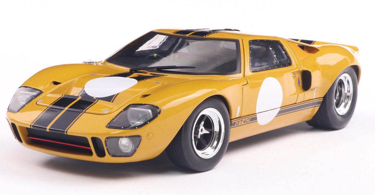 Solido ford gt 40 mk 1 '68, scala gialla 1:18
