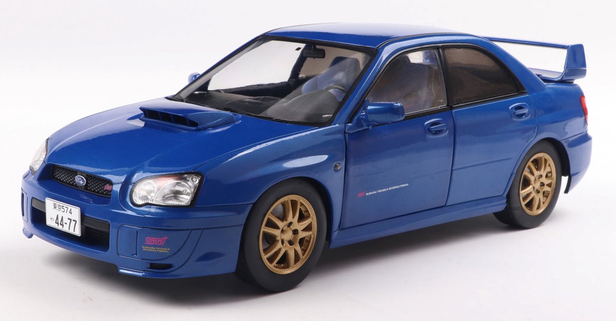 Solido 2003 subaru impreza wrx sti modello auto 1:18