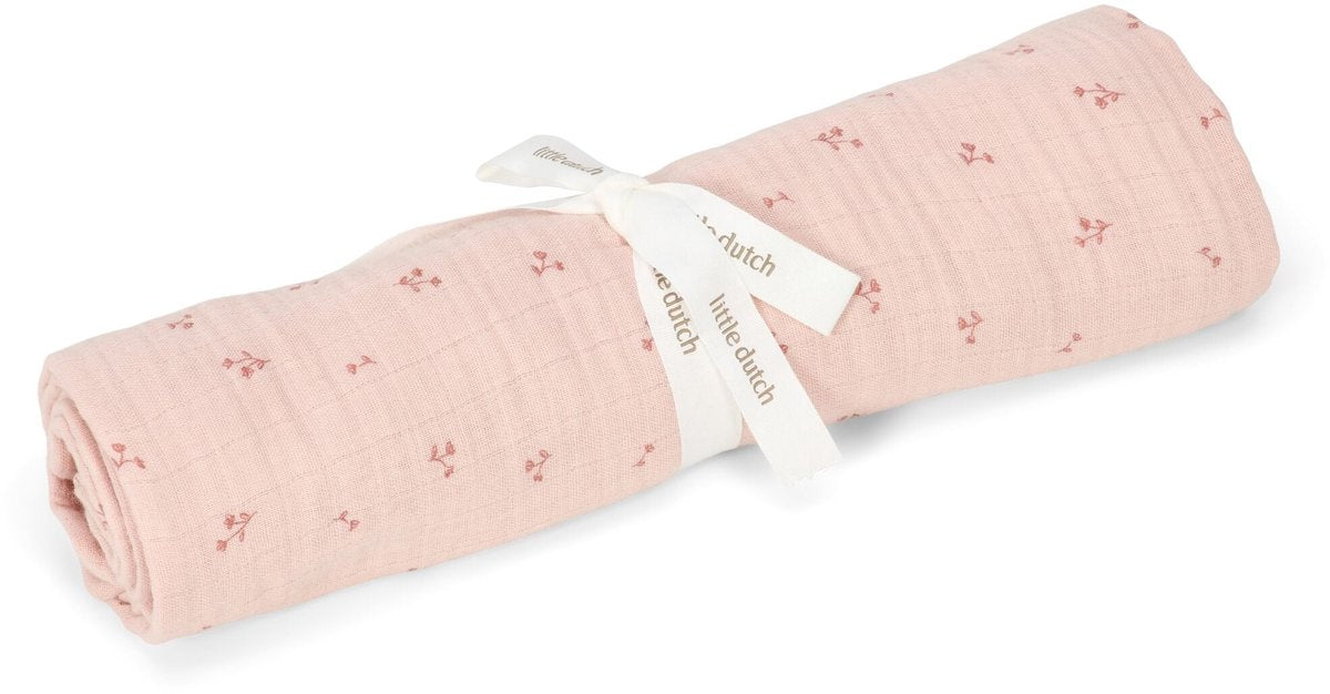 Little Dutch Swaddle - rosa - 120 cm - Essentials