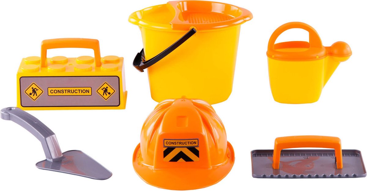 Cavallino Toys Cavallino Brickt Set con strumenti e casco, 6dlg.
