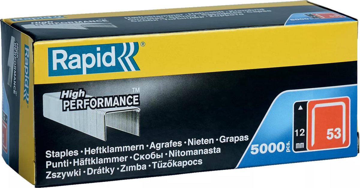 Rapid - grapas tipo 53 - 12 mm 5000 uds 11859610