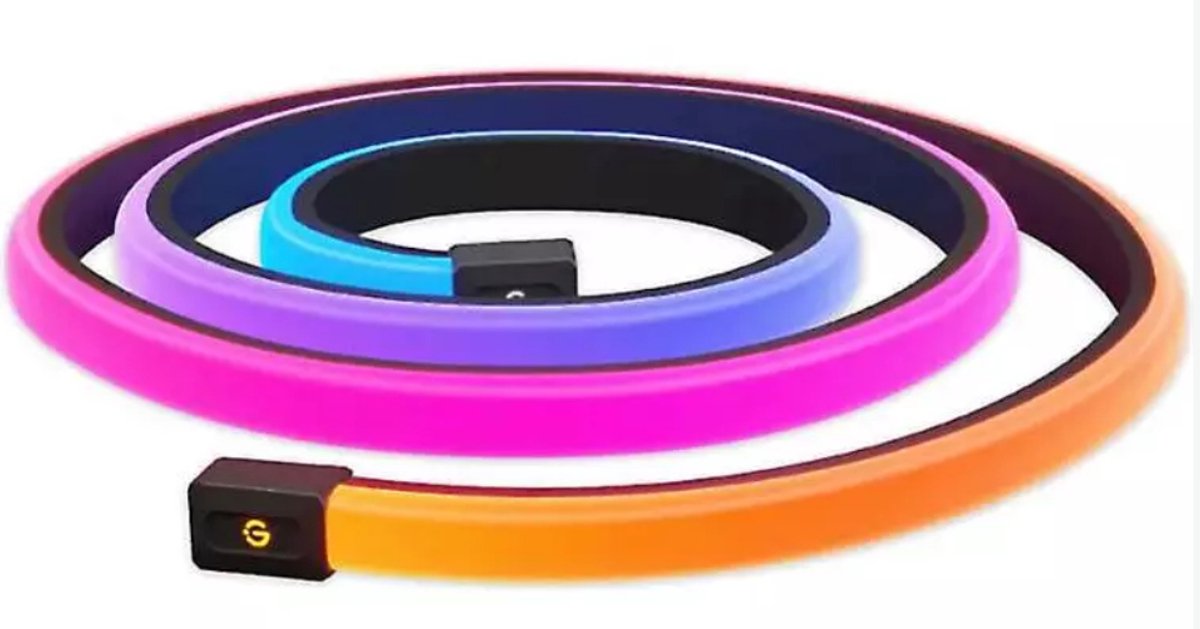 Govee neon gaming table light - 2m h61c2 led-strip complete set 24 v, 100 v, 240 v rgb 1 stuk(s)