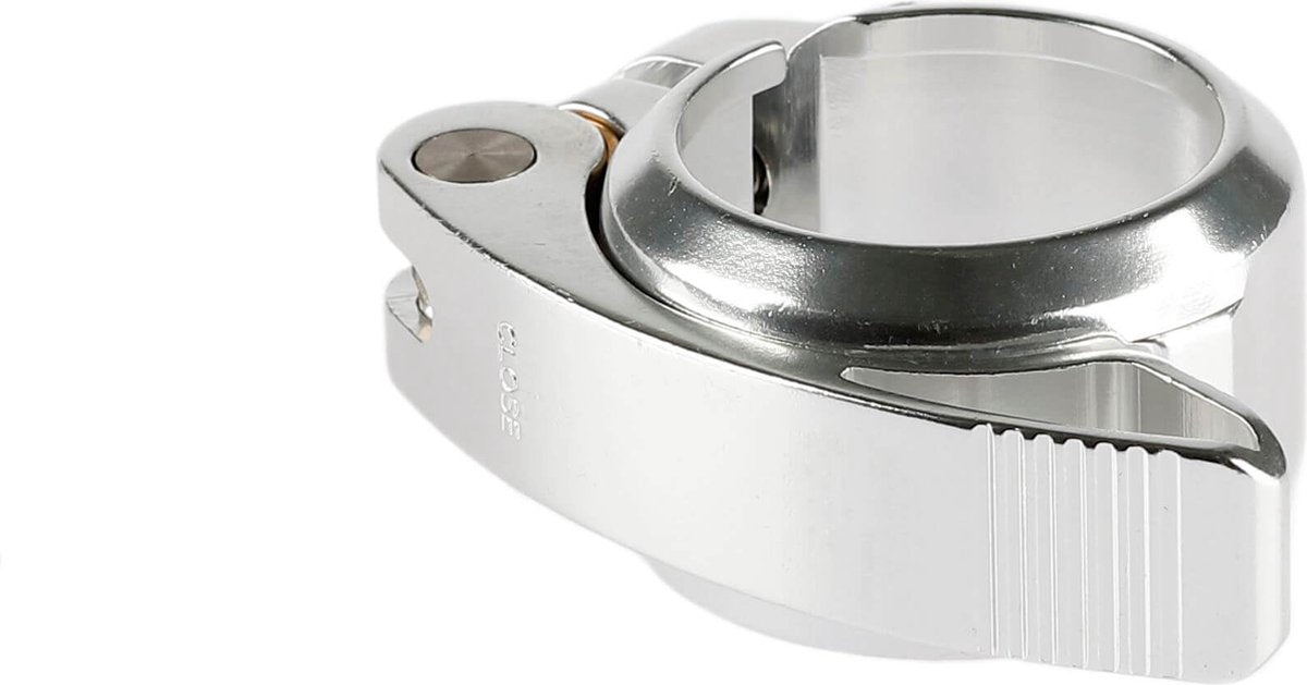 Brampe per penna per sedili con -Testione rapido 38,5 mm, argento (pacchetto sospeso)