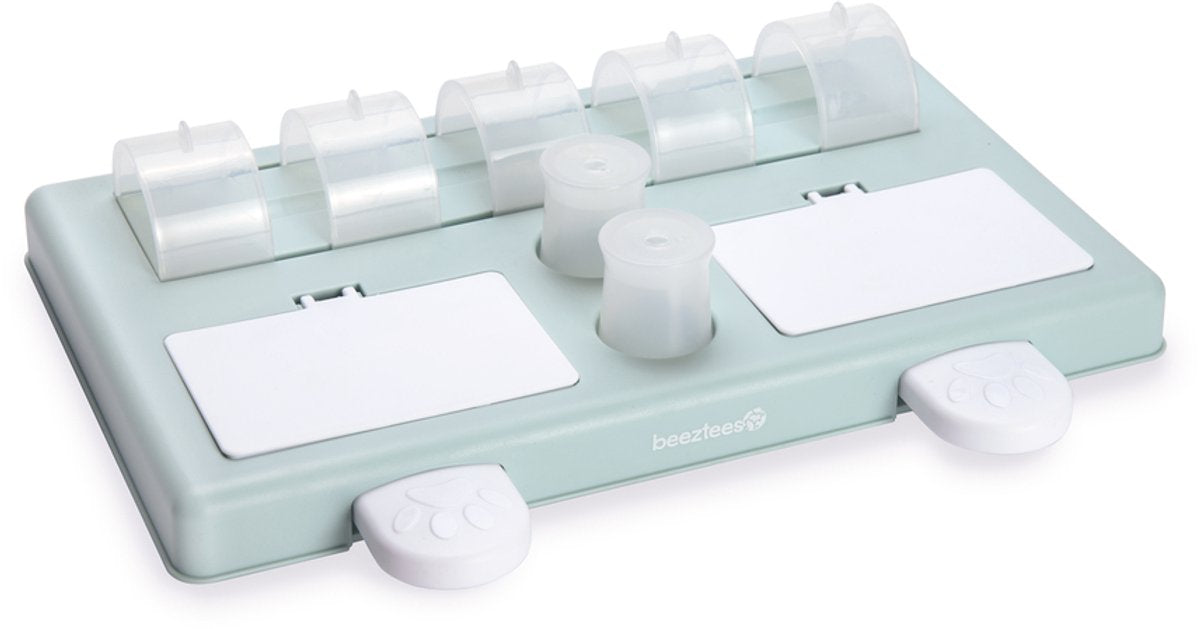 Riff del gioco di addestramento per cuccioli di Beeztees - giocattolo per cuccioli - gioco di pensiero per cuccioli - giocattolo per cani - verde - 35x21,5x7