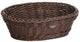 Cesta saleen Westmark ovalada 26x19x8cm - cesta de almacenamiento de plástico marrón.
