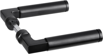Impresso aston -deurkruk aston-modulair -133 x 22 x 54 mm -zwart -set van 2 stuks