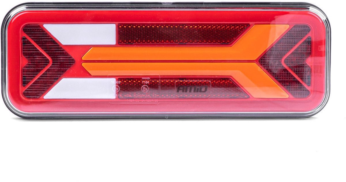 Amio rcl-09-r dynamische led achterlicht – rechts multifunctionele vrachtwagenverlichting aanhanger bus achterlamp