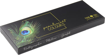 Finetec ® mother of pearl watercolor paint set rainbow | 12 colors