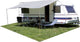 Eurotrail Luifel Caravan 350 x 240 cm Polyester Grey 3 Sticks