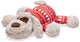 Beeztees kerst xl-knuffel comet - hondenspeelgoed - pluche - wit rood - 45x46x13cm