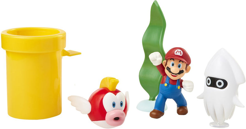 Diorama submarino Jakks Nintendo 6cm