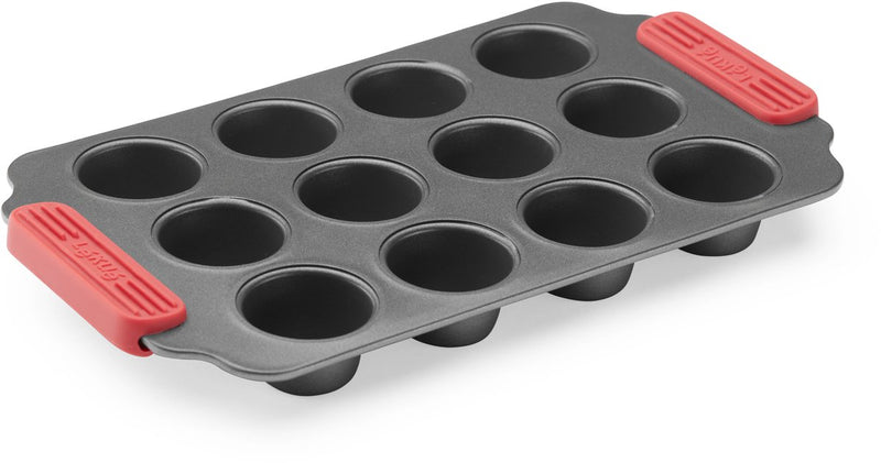 Teglia Lékué 12 mini muffin - antiaderente - grigia