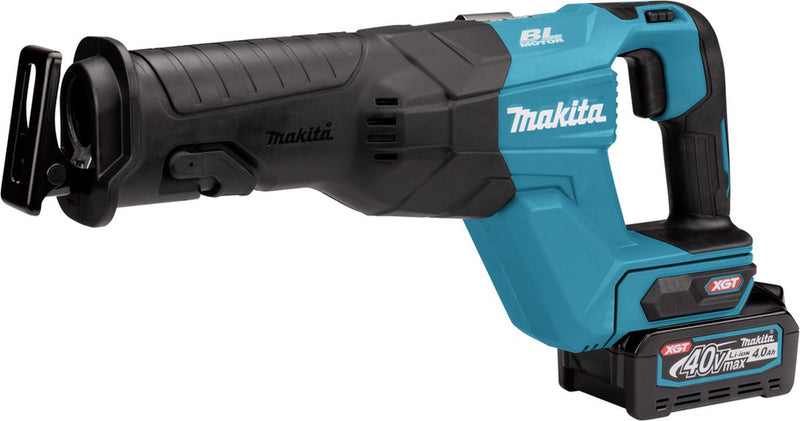 Juego de sierra alternativa con batería de iones de litio Makita jr001gm201 xgt 40v max (2x 4.0ah) en estuche - sin escobillas
