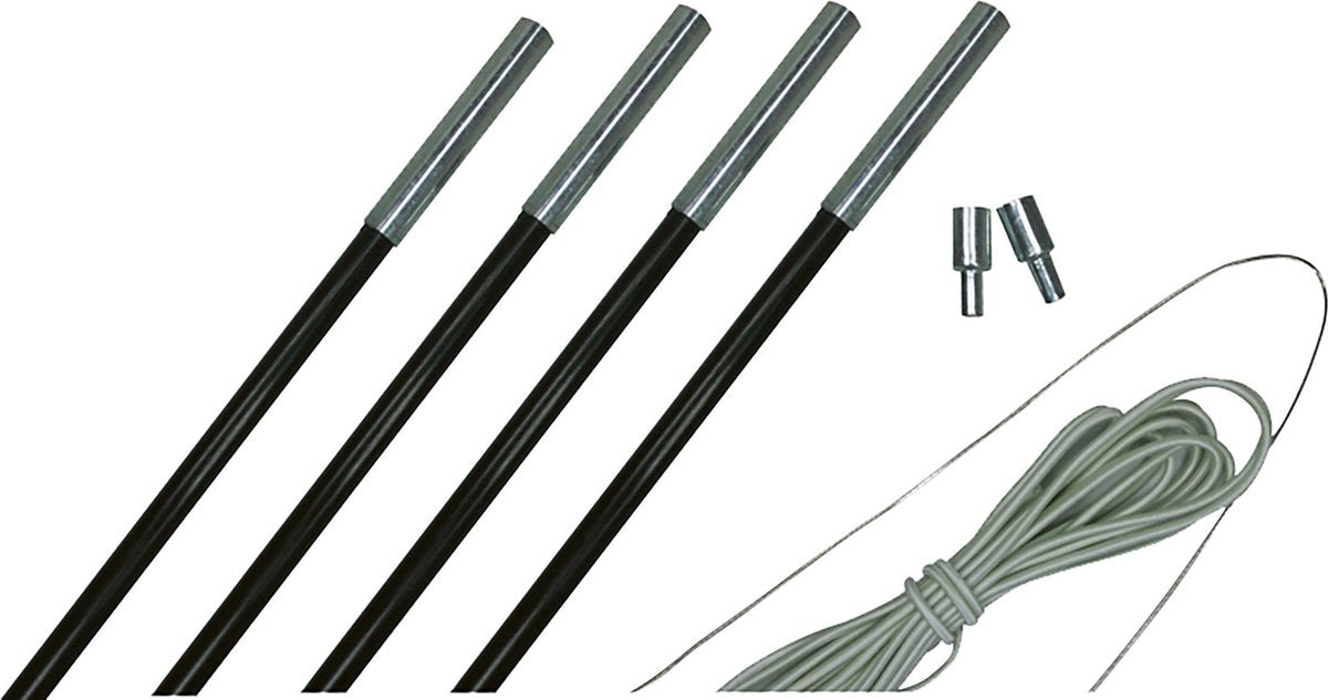 Eurotrail fiberglas stokkenset - 12,7 mm - 600 cm