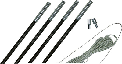 Eurotrail fiberglas stokkenset - 11 mm - 550 cm