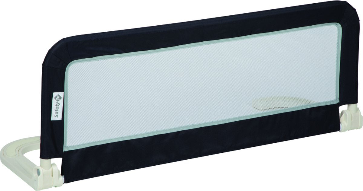Barandilla de cama portátil y plegable Safety 1st - gris oscuro con estructura de malla
