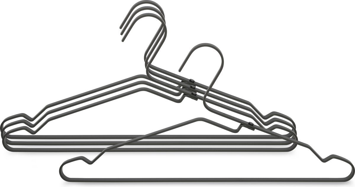 Perchas Brabantia - 4 piezas - negro