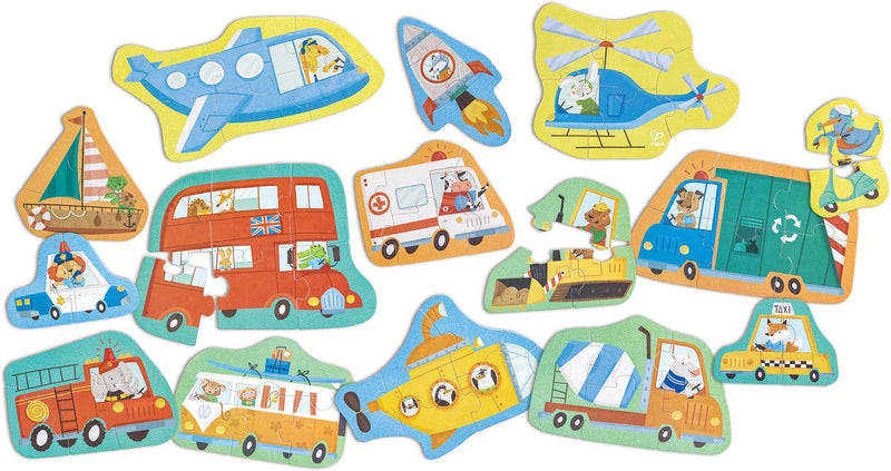 Puzzle di ruote e meraviglie di Hape