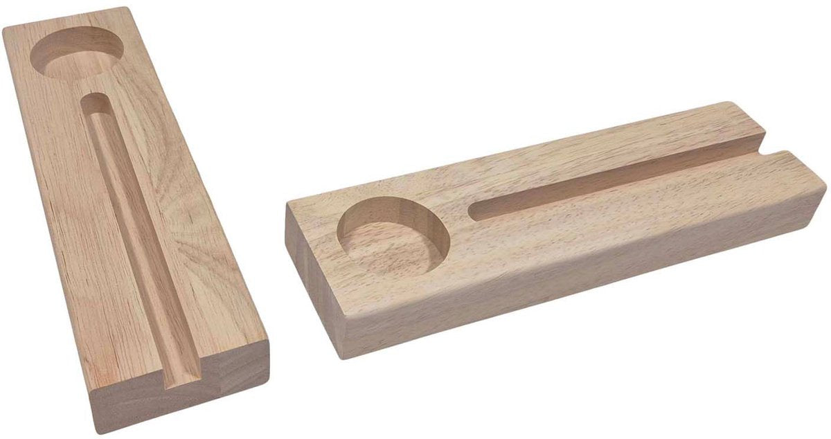 Porta azulejos de madera Playwood con portavelas