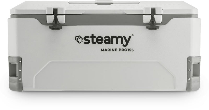 Steamy marine pro 155 - nevera grande - nevera marítima - 155 litros - blanco